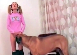 This animal loves pussy above all