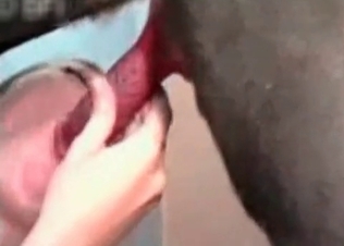She loves that puppy’s sweet cum