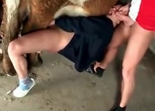 She’s cheating with a sexy cow