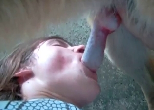 Incredible blowjob done upside-down
