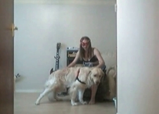 Musician fucking a gorgeous dog