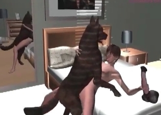 Hound getting all the pleasure