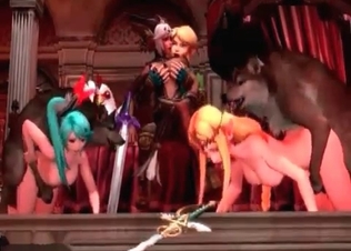 Incredible 3D animal porn