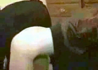 Brunette gets hound’s cock deep