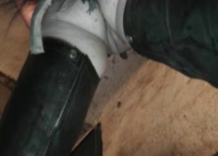 Horse fucking her tight cunt