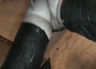 Horse fucking her tight cunt
