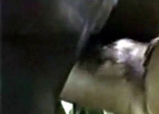 Black horse and a creampie