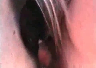 Her pussy is used by a pony