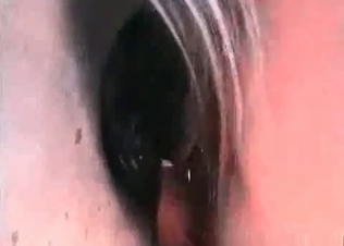 Her pussy is used by a pony