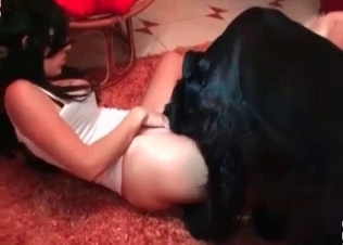 Dog gets to have her ass