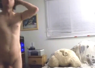 Bestiality sex, kind of: he fucks a sexy plushie