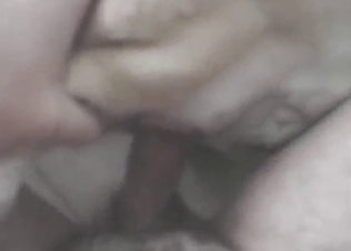 Wet vag dog getting fucked in POV by zoophile